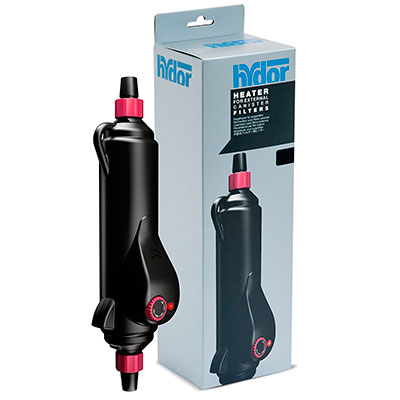 Hydor in-line water heater for marine and freshwater aquariums