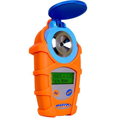 Misco AQUAR H20 palm digital salinity refractometer for aquariums and salt water