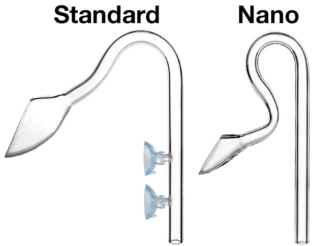 Nano aquarium lily pipe vs standard aquarium lily pipe