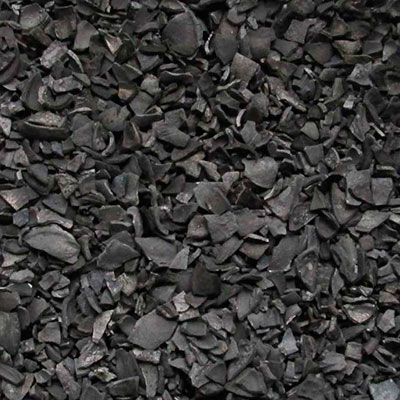 Activated carbon used in a chemical filtration system