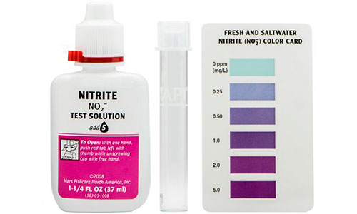 Api nitrite test kit for aquarium