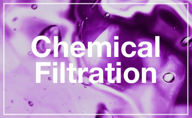 Chemical filtration in aquariums