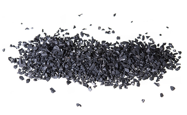 Activated carbon made from Bituminous gravel for aquarium filters