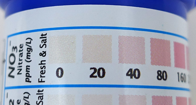 Aquarium Test Strips Color Chart