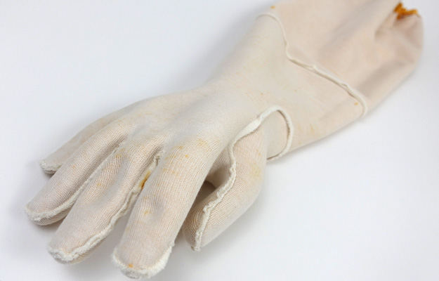 Showa 772 cotton lining of aquarium glove turned inside out