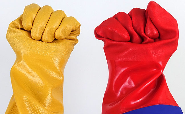 Red Color 1 Pair per Pack JOR Aquarium Gloves 22-Inches Extra-long Gloves DIY Freshwater and Saltwater Aquarium Maintenance 