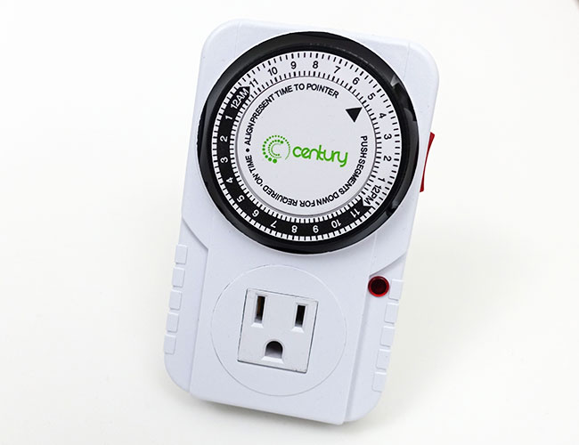 Century 24-Hour Plug-in Mechanical Aquarium Timer