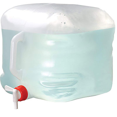 Coghlan 5-gallon collapsible water container for water changes when power cuts out