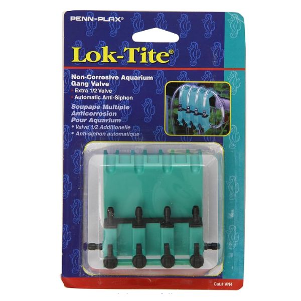 Penn-Plax Lok-Tite gang valve product.