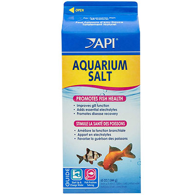 Aquarium salt used to remedy Ich in aquarium fish