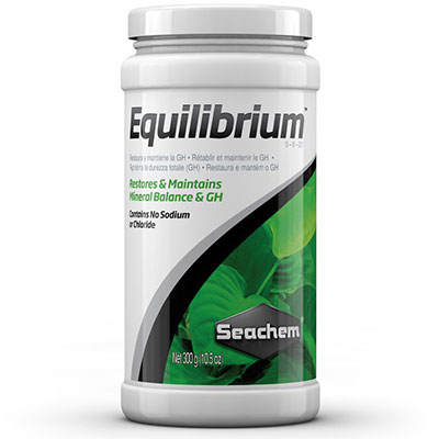 Seachem Equilibrium used for raising water hardness GH in aquarium