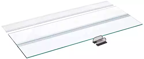 H2Pro 20" Glass Canopy 10 Gallon Aquarium Fish Tank (19.33 x 9.65 x 0.16in)