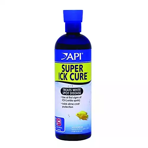 API Liquid Super ICK Cure Freshwater and Saltwater Fish Medication 16-Ounce Bottle