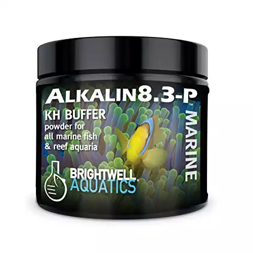 Brightwell Aquatics Alkalin8.3-P - Alkaline KH Buffer Powder for All Marine and Reef Aquariums