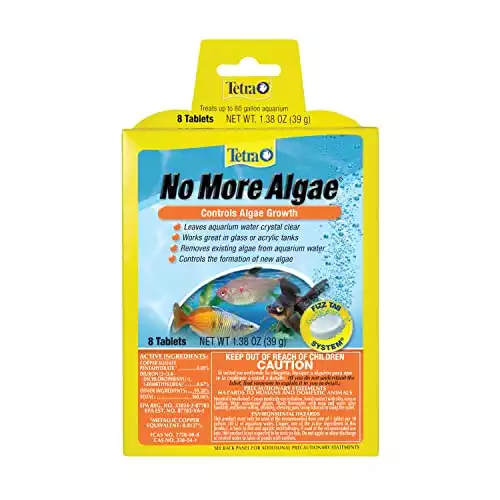 Tetra No More Algae Tablets, 8 tablets, Controls Algae in Aquariums