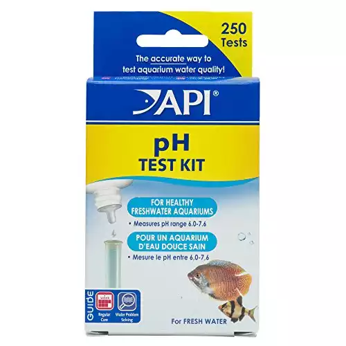 API PH TEST KIT 250-Test Freshwater Aquarium Water pH Test Kit, 4 Piece Set