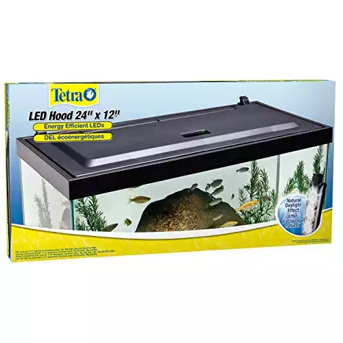 Tetra LED Aquarium Hood, Low Profile, Energy Efficient Hood with Lighting