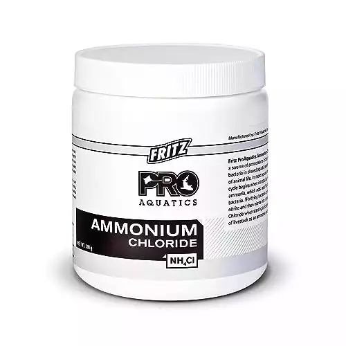 Fritz Pro Aquatics Pure Ammonium Chloride for Fishless Cycling and a Safe Tank Environment (500-Gram)